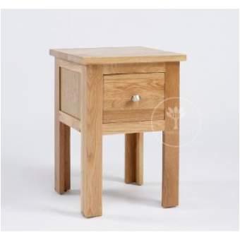 Lansdown Oak 1 Drawer Lamp Table