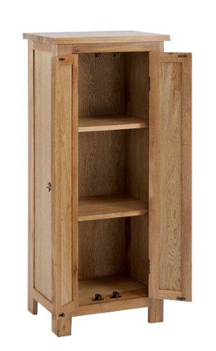 Lansdown Oak Tall Storage Cupboard/Hall Cabinet
