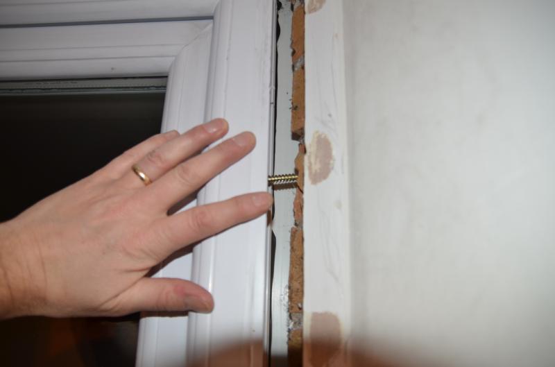 Large gap between wall and frame