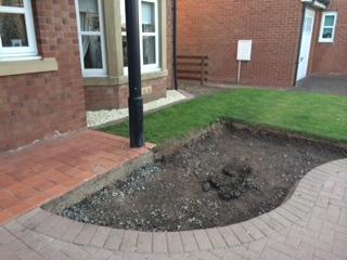 Large Hole for new lawn