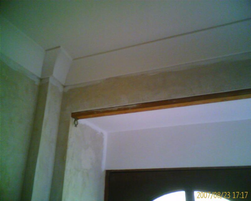 left hand side of front door