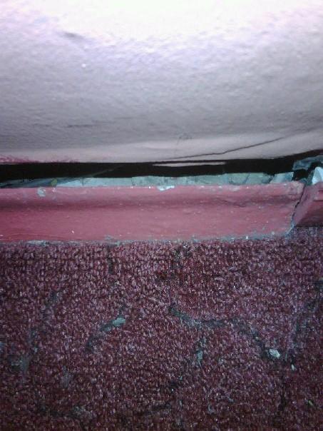 LEFT HAND SIDE SKIRTING BOARD AWAY FROM WALL