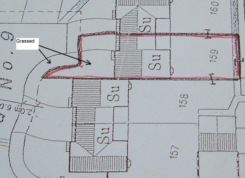 Legal boundary as per deeds