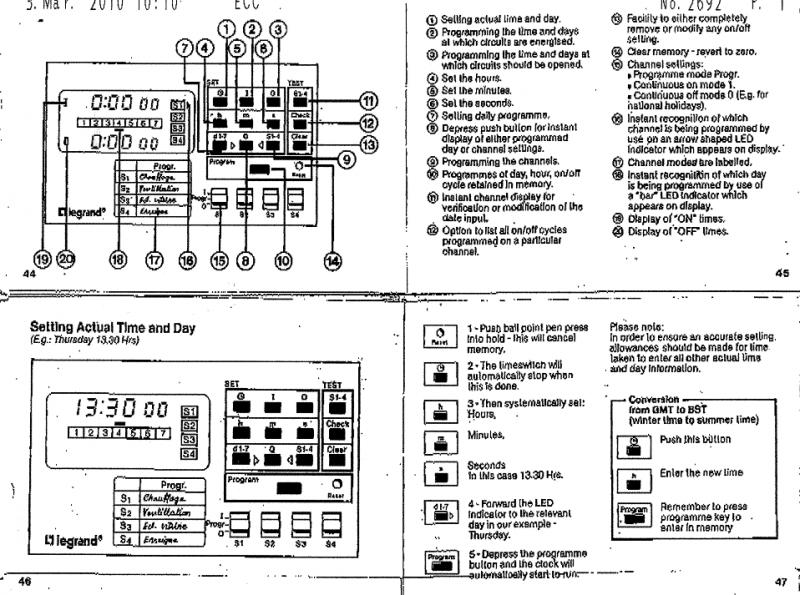 Legrand Maxirex D4 Timer 1/3