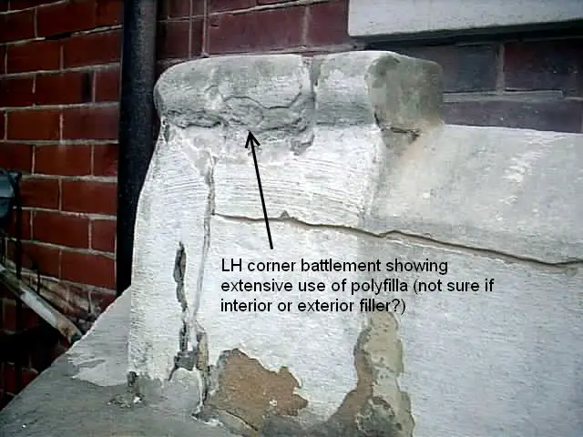 LH corner battlement