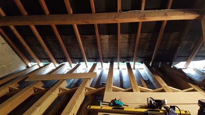 LH joists with herring