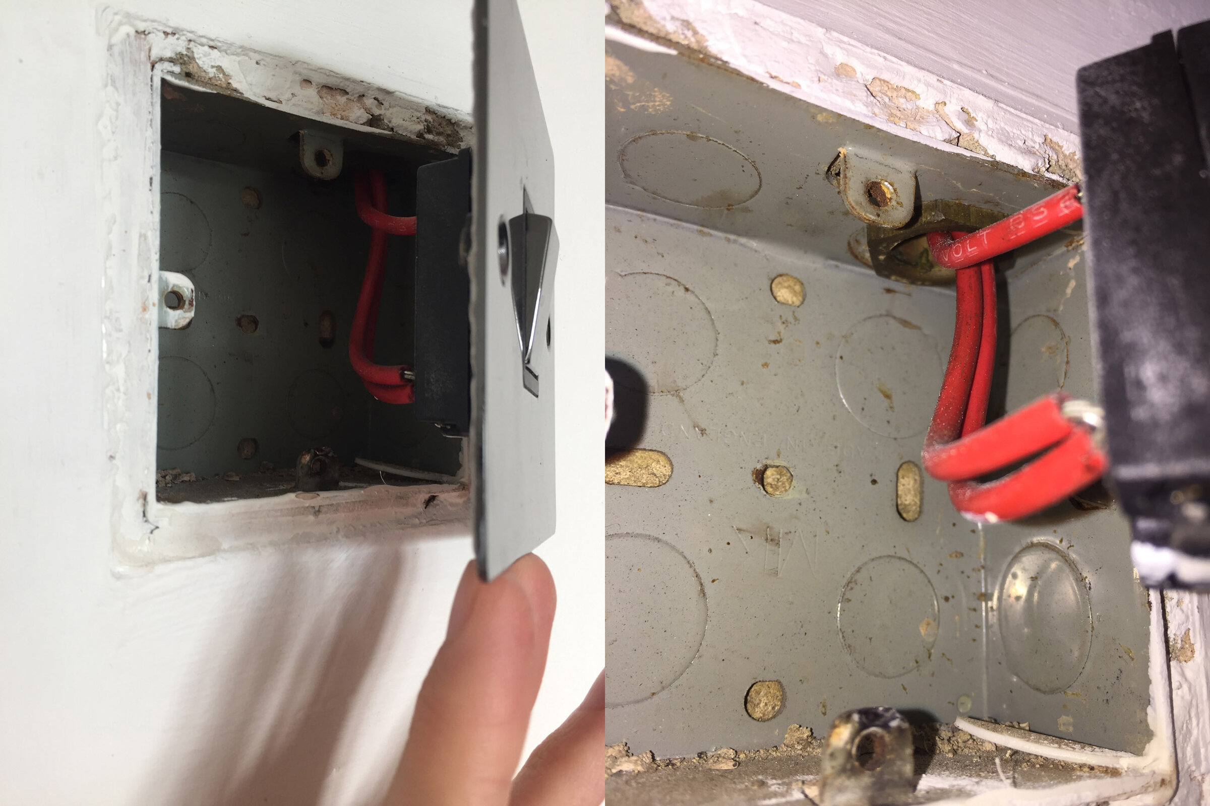 Light Switch Cable Routing