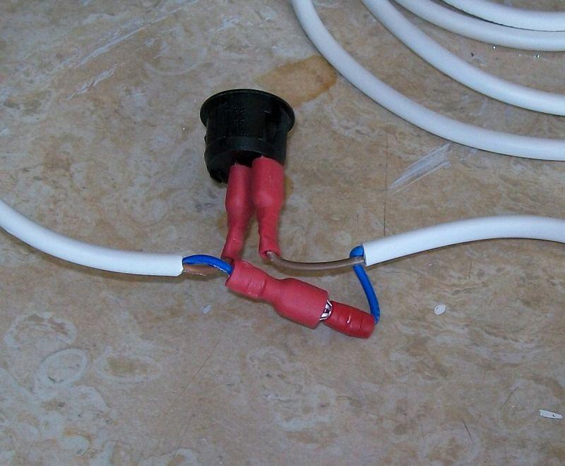 Lights for Fireplace - switch detail