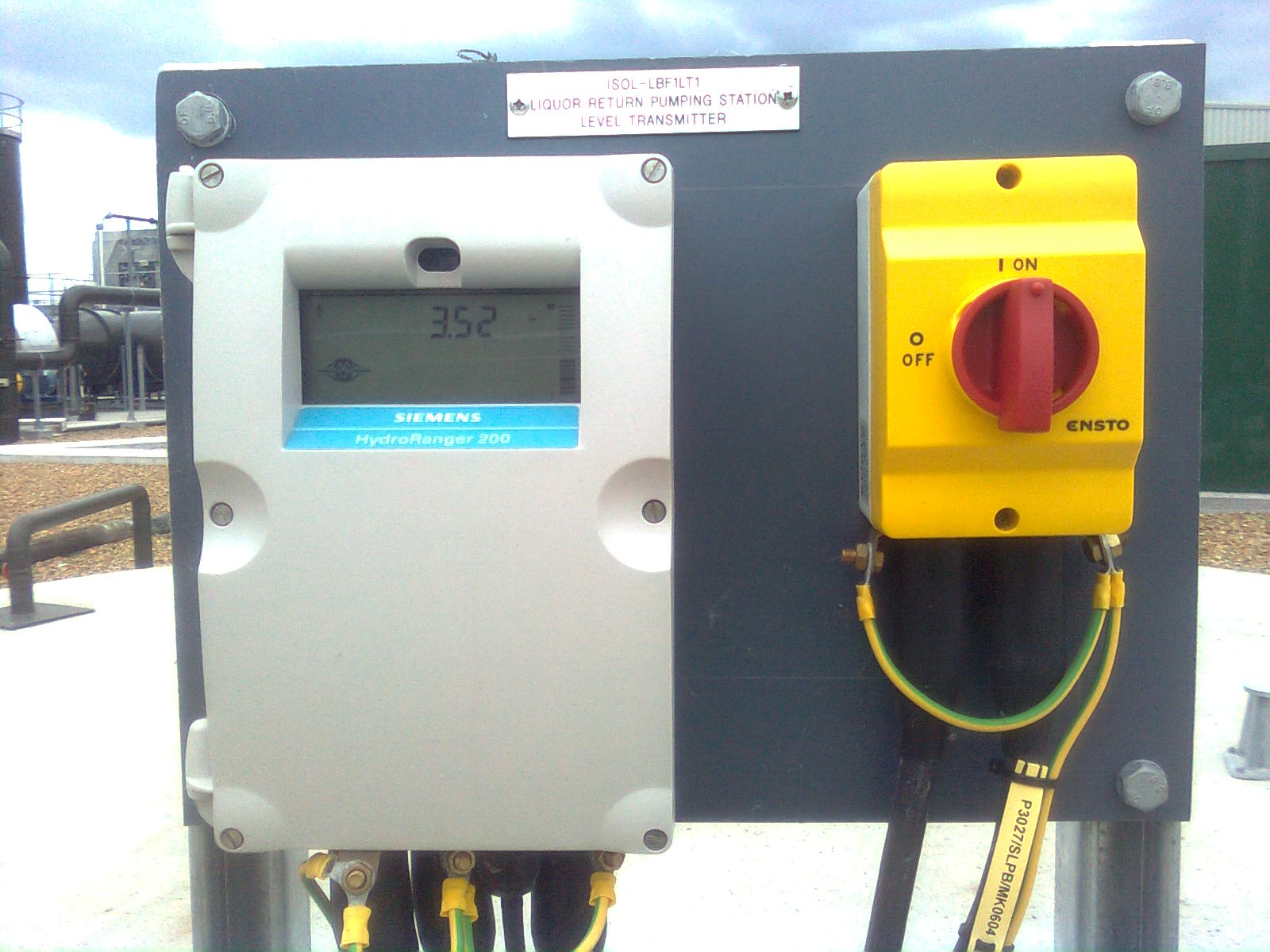 Liquor Return PS Level  Transmitter