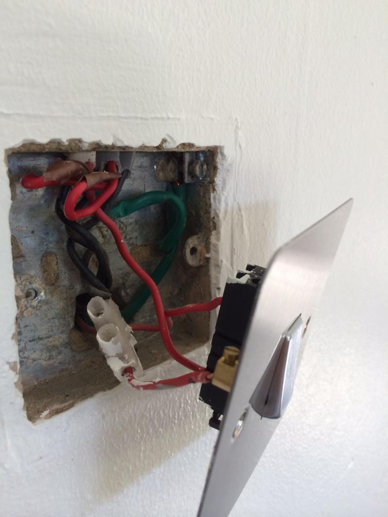 Living room light switch