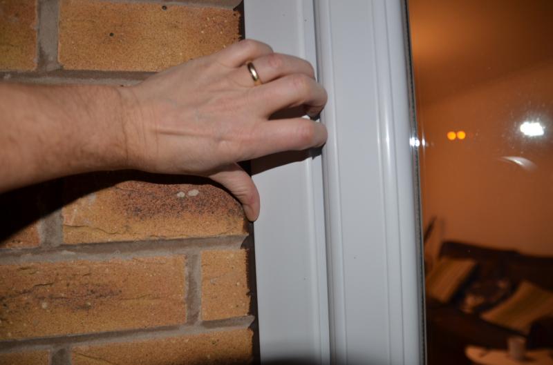 loose trim on outside