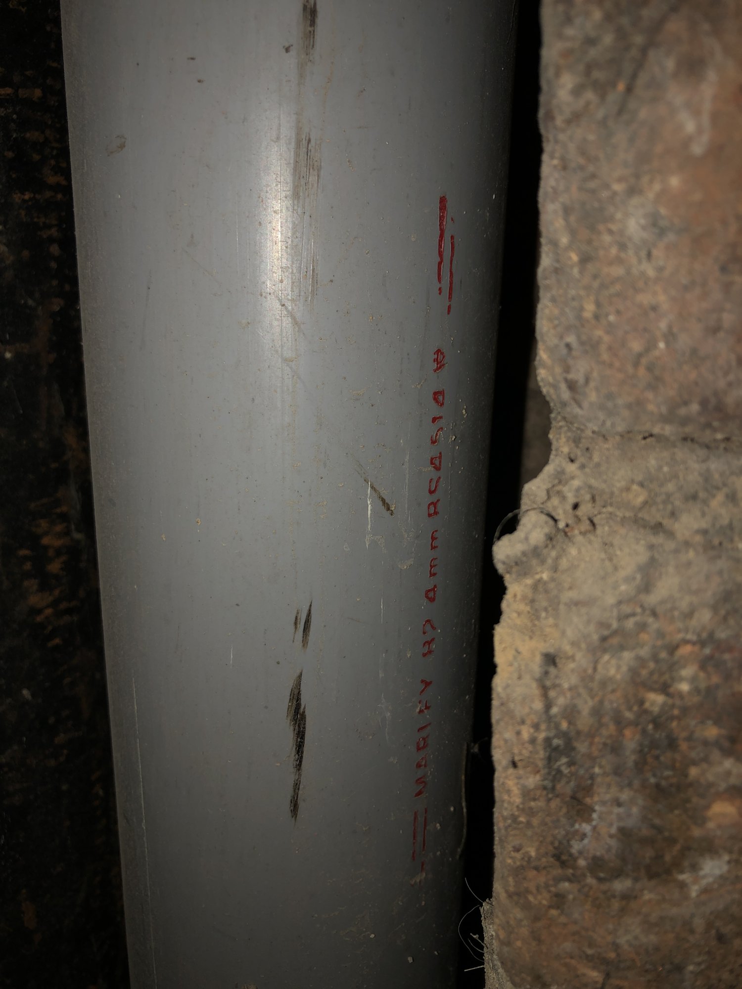 Marley 82mm waste pipe