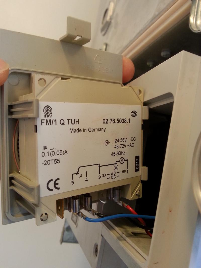 Mechanical timer back