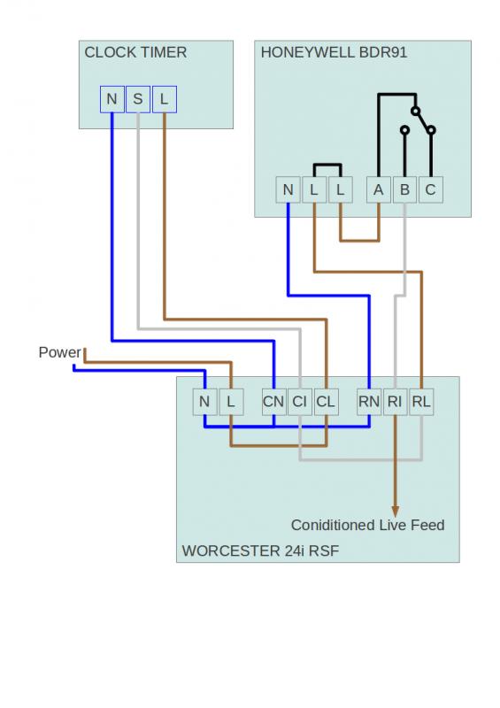 Connecting a Honeywell DT92E to a Worcester 24i RSF | DIYnot Forums
