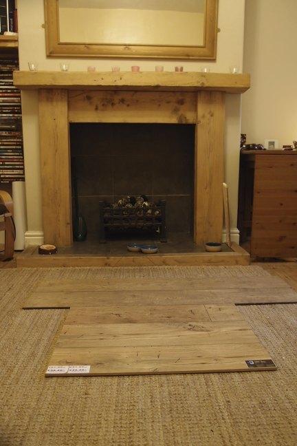 Middle/back sitting room fireplace