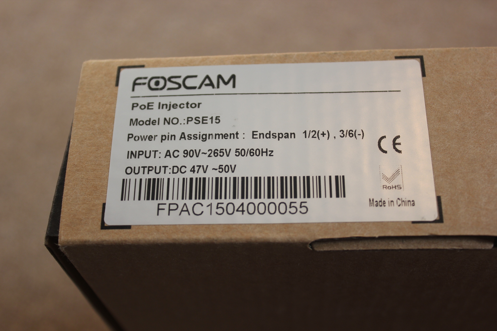 Model Number and CE Mark