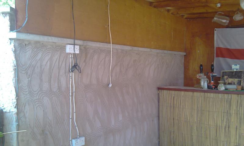 Mono, stone, oak beam effects