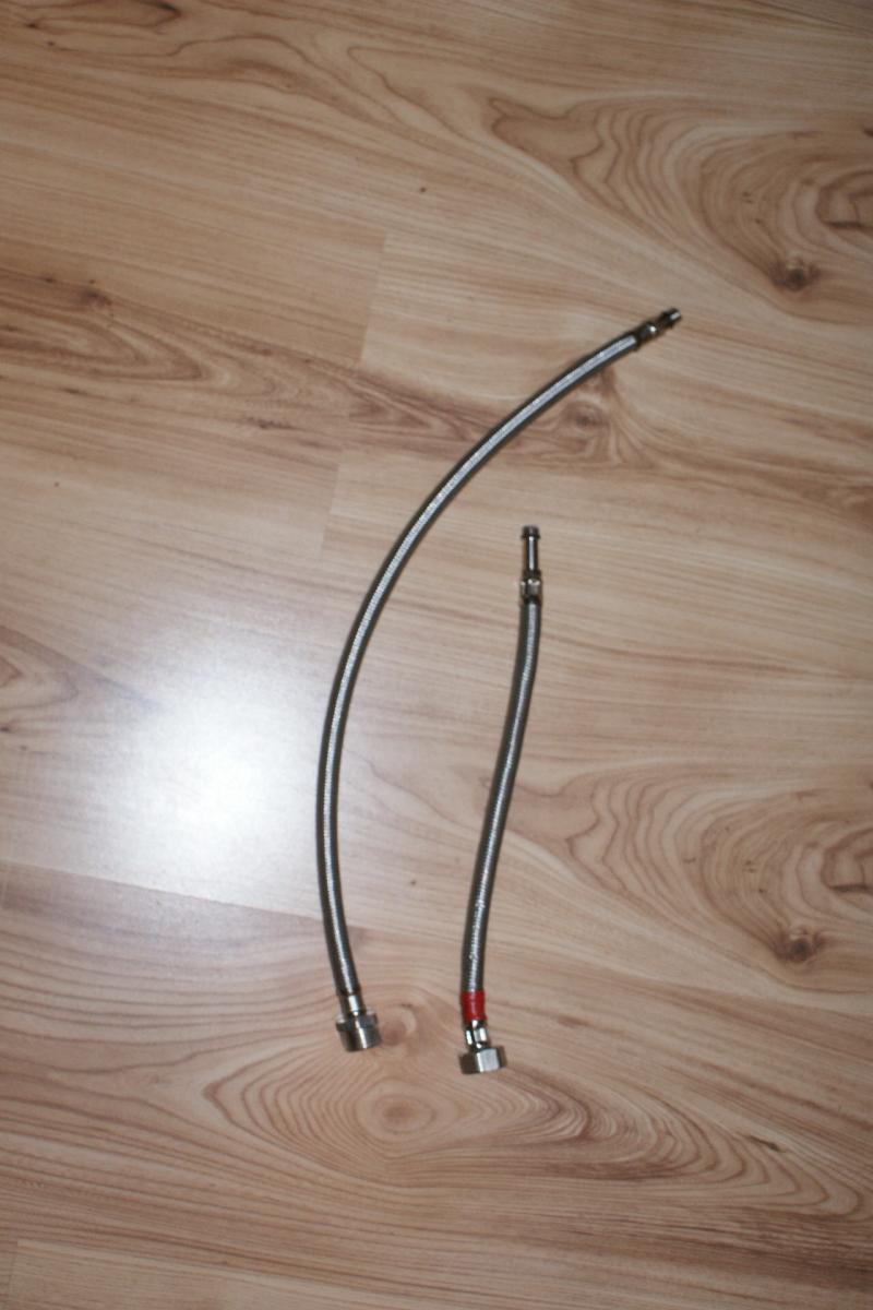 monobloc tap tails 300mm and 500mm