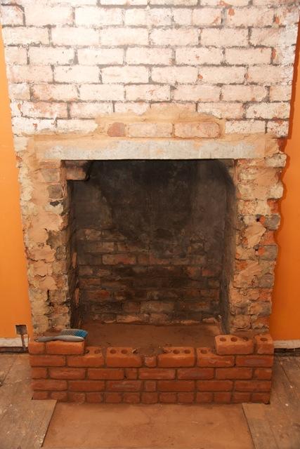 my existing fireplace