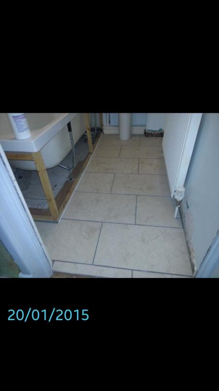 my tiling job