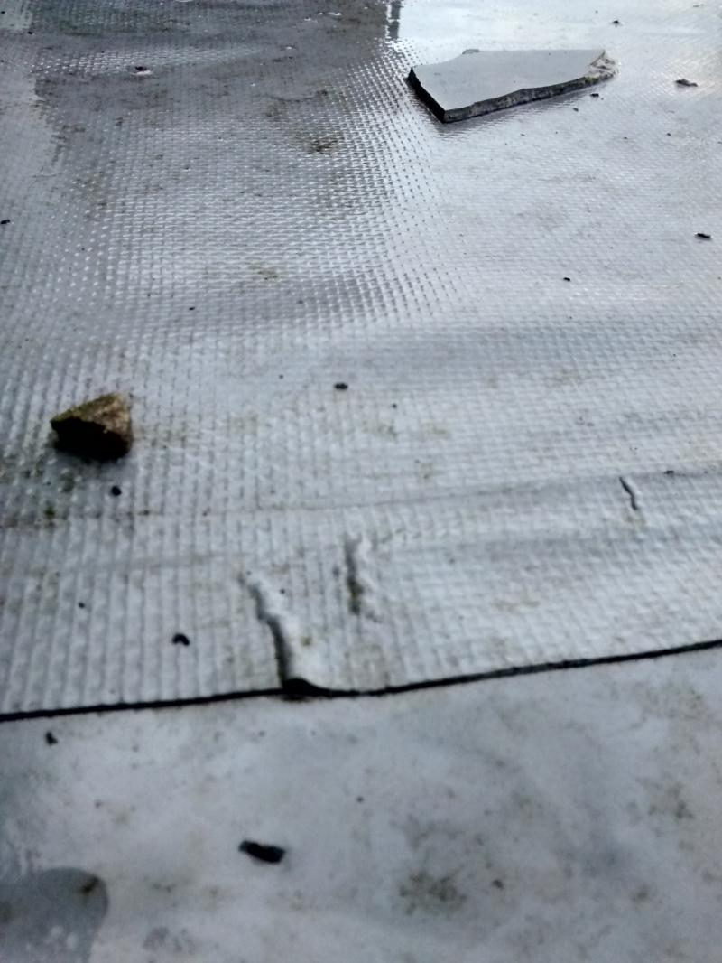 Mystery flat roofing membrane