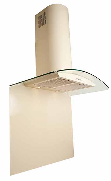 New Cream Glass Matching Splashback