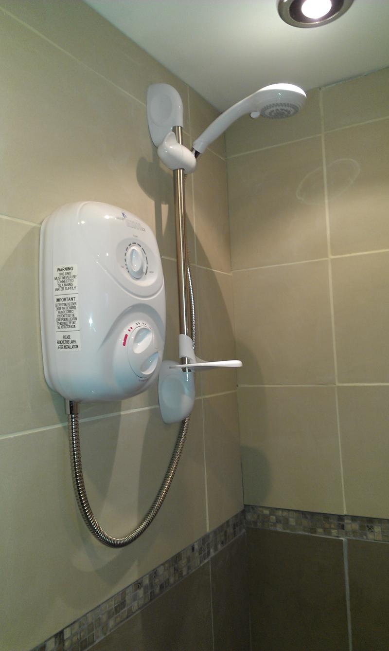 New Shower fitted