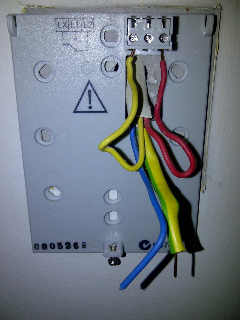 New Siemens Thermostat backplate