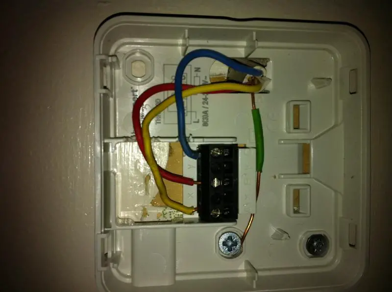 New Thermostat wiring pic 1