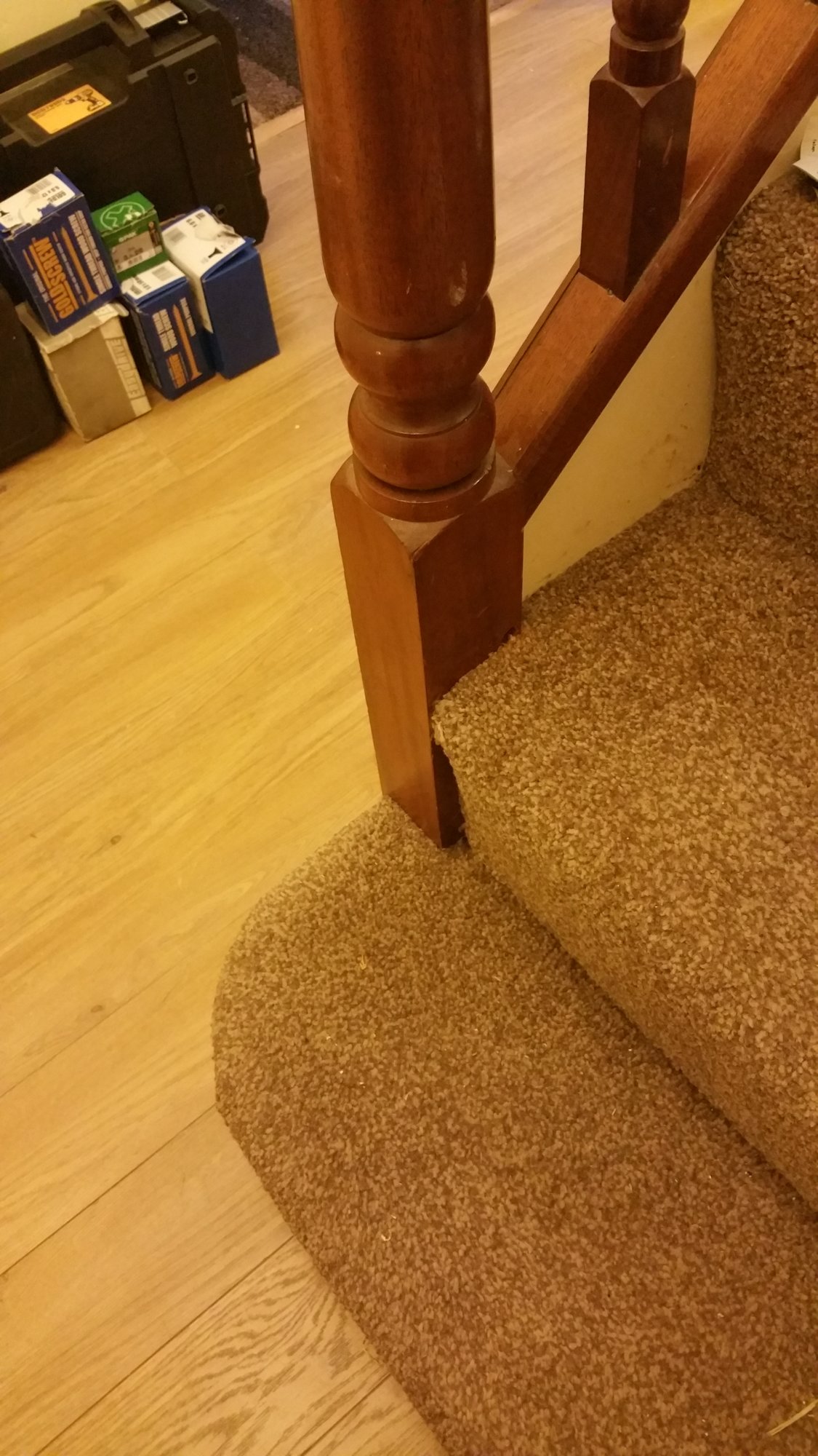 Newel Base lower angle 2