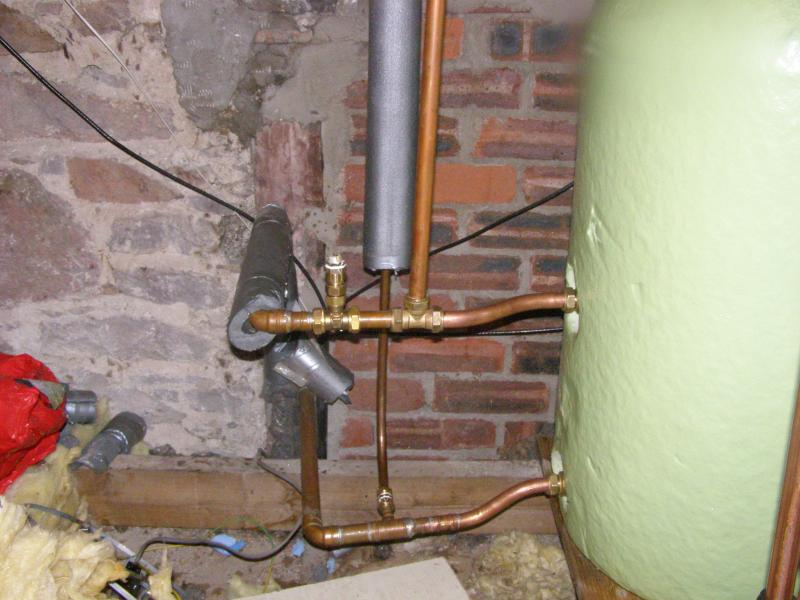 no hot water but hot rads