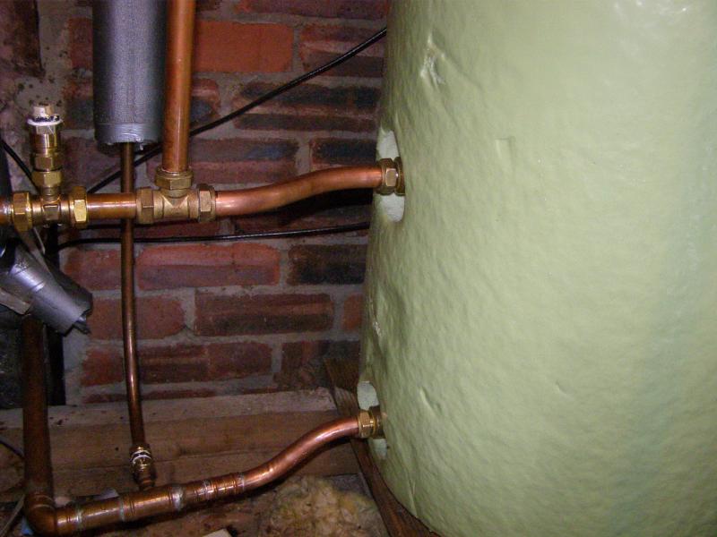 no hot water but hot rads