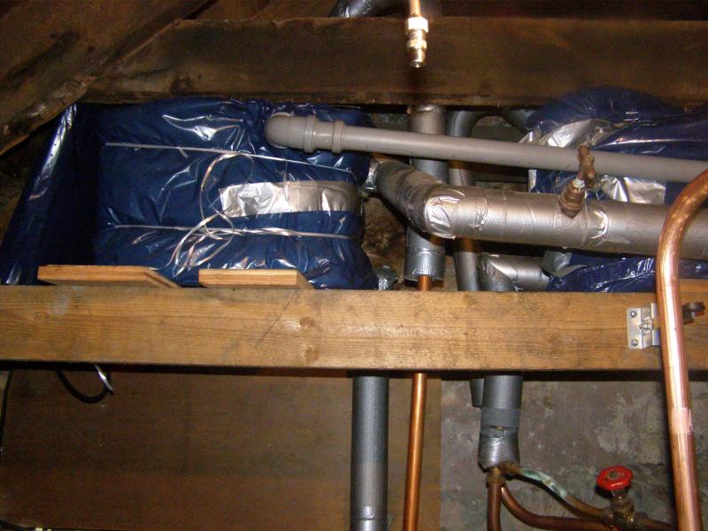 no hot water but hot rads