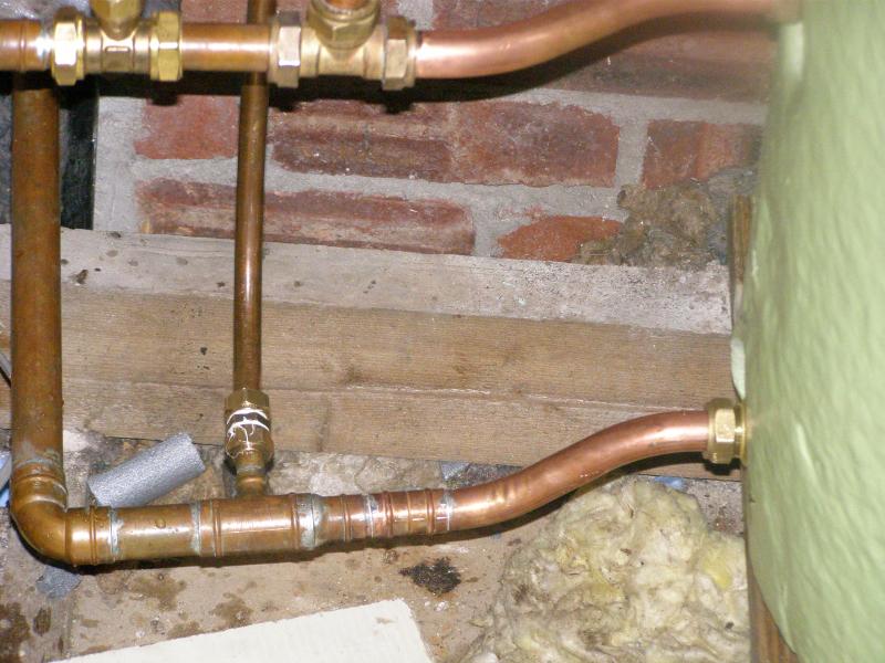 no hot water but hot rads