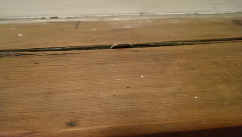 Not that deep of a crack