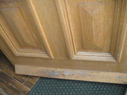 Oak Door Needing TLC