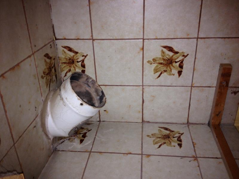 Old boiler pipe for flue