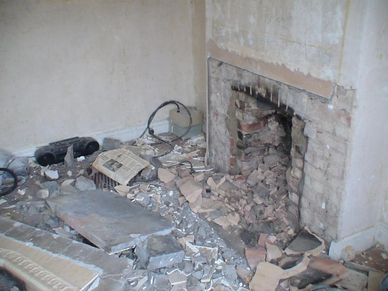 Old fire place