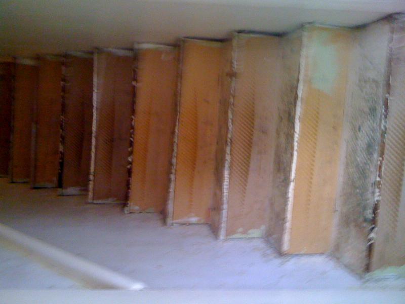 old stairs looking up