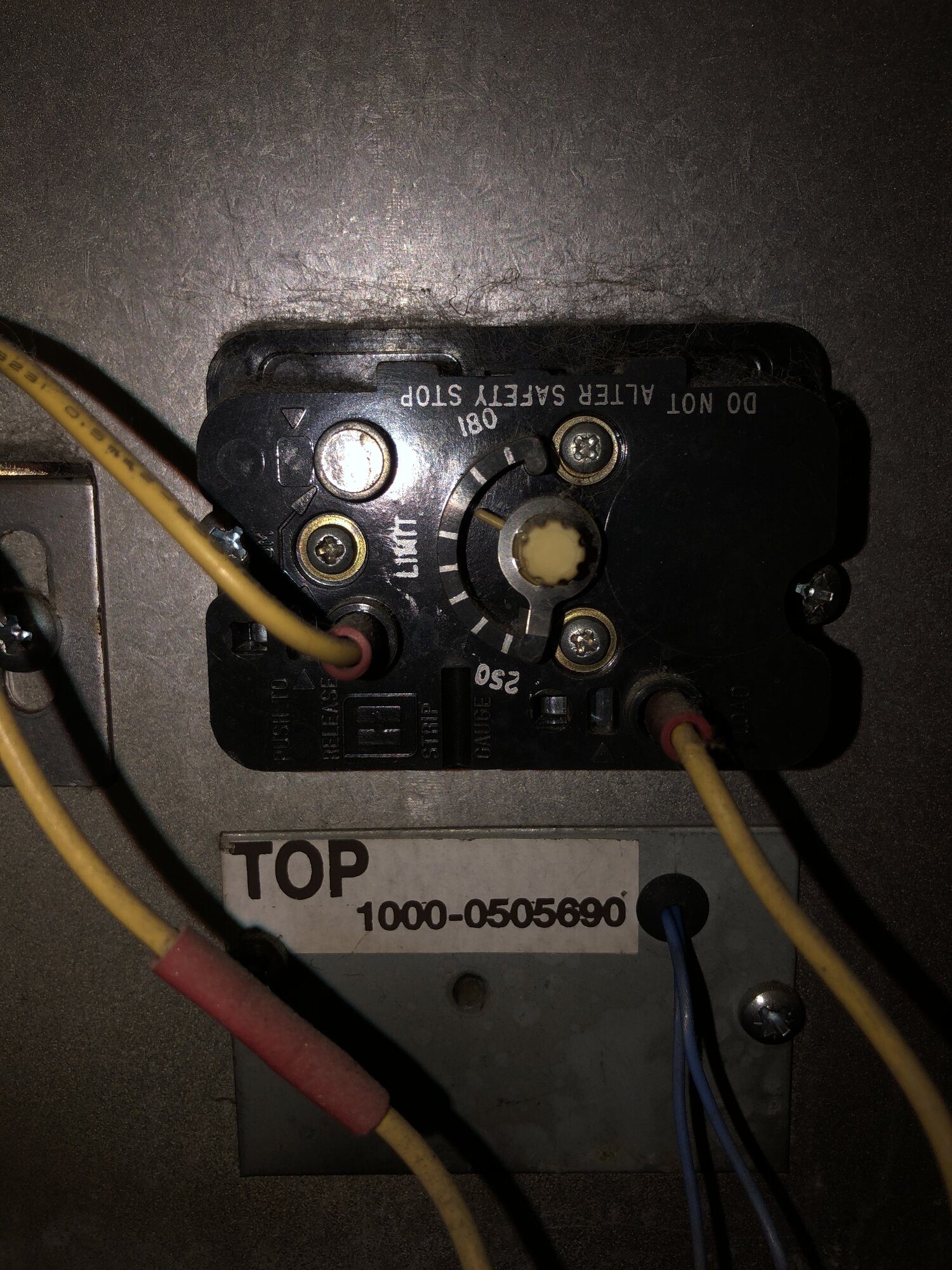 on JS55-65 (mounted upside down!)