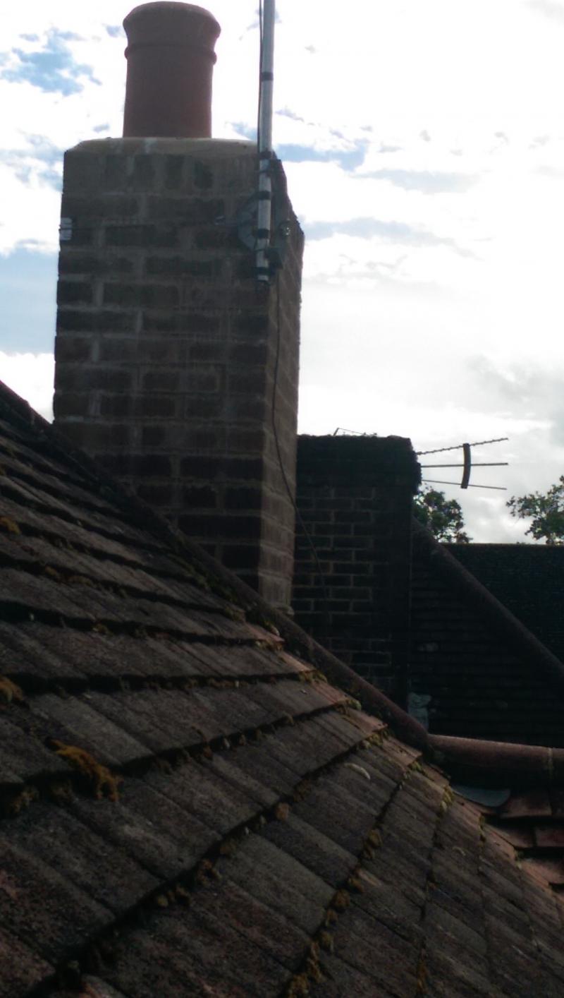 other side of chimney stack