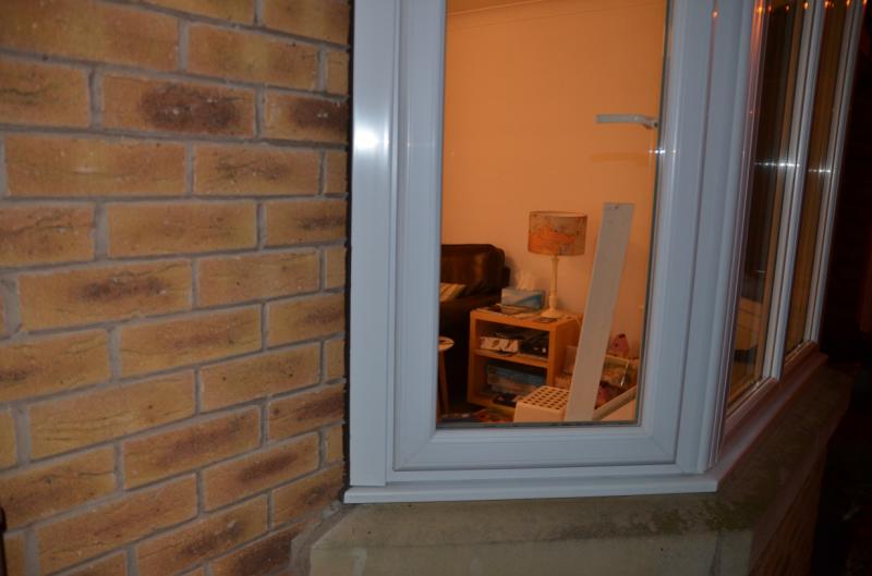 Ouside view of bay window