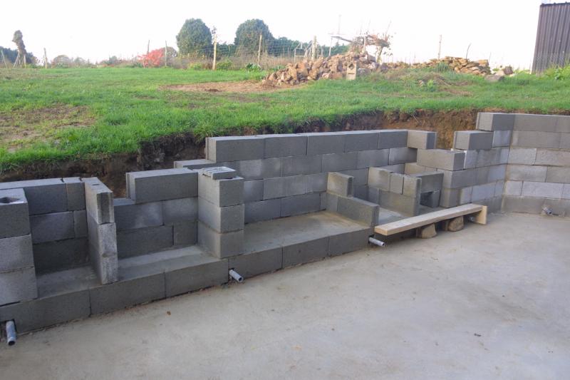 Outdoor cooking area