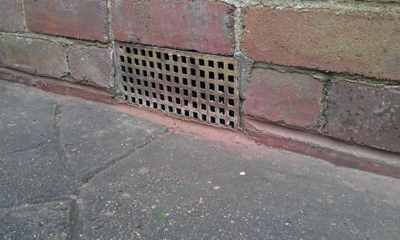 Outside Front Pointed Low Air Brick