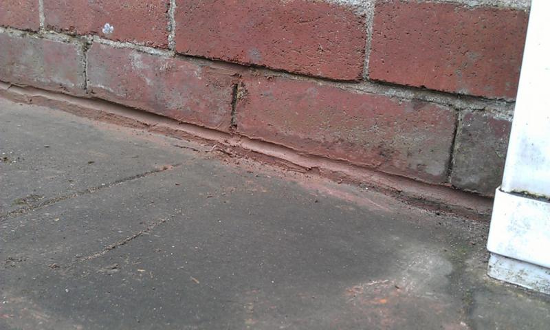 Outside Front Pointing Completed Close Up