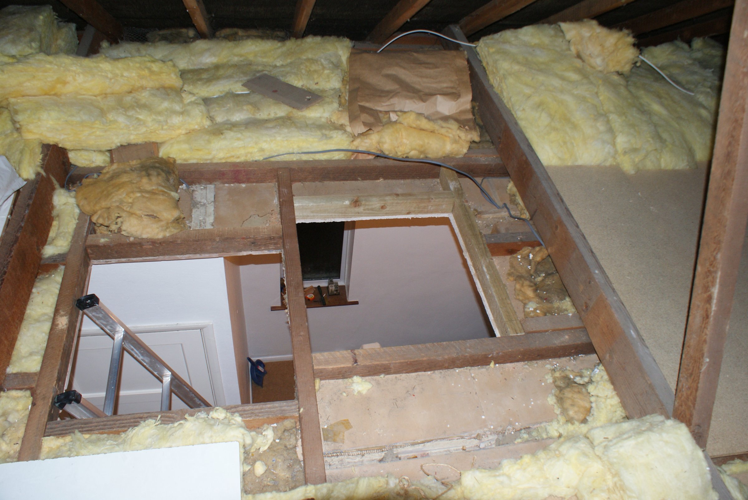 Pair of loft hatches!