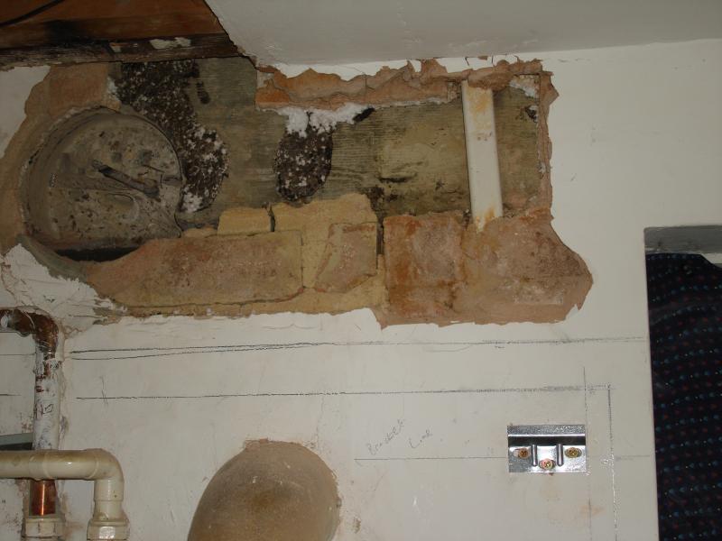 Plaster removed 2