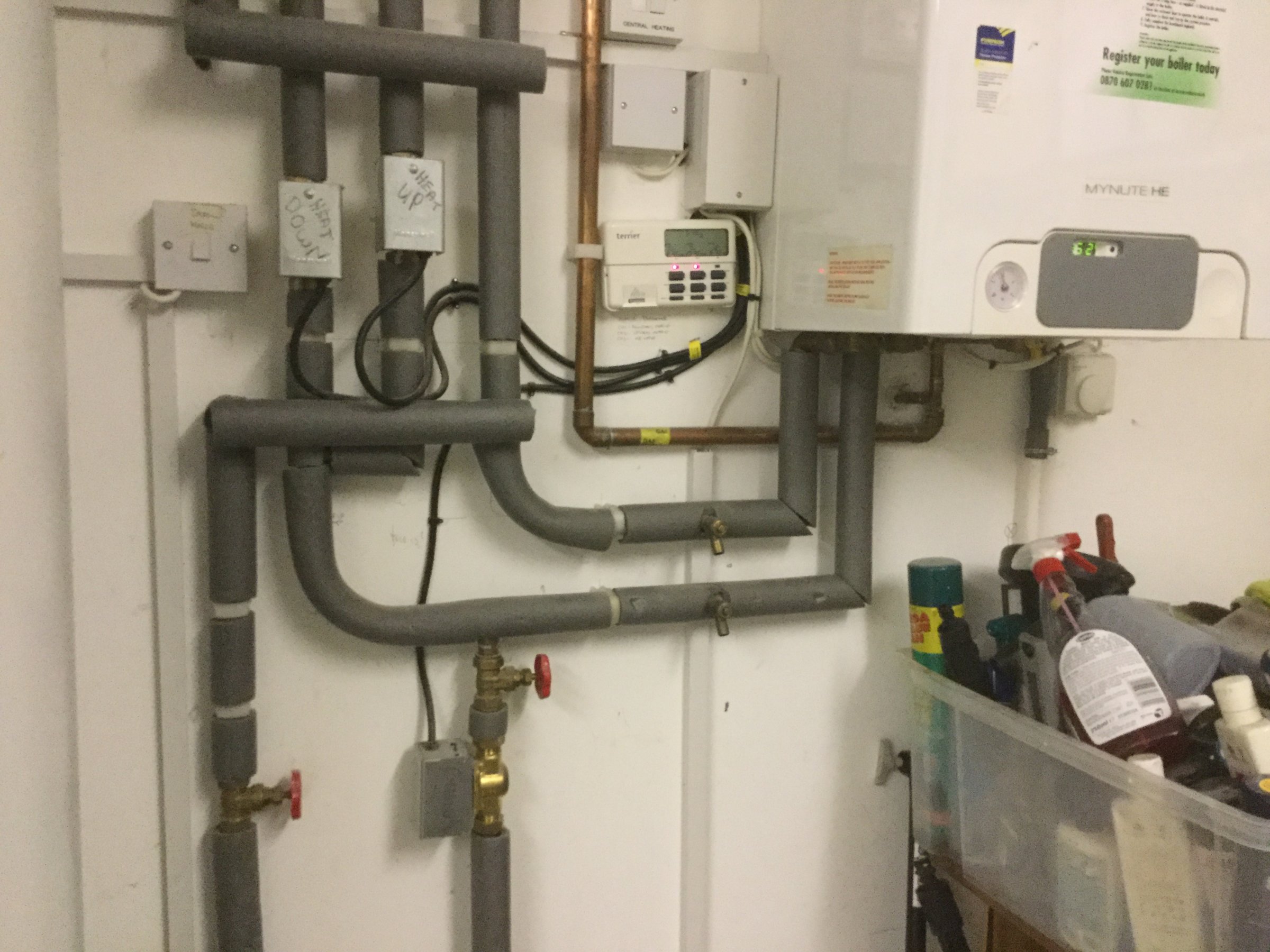Plumbing set up