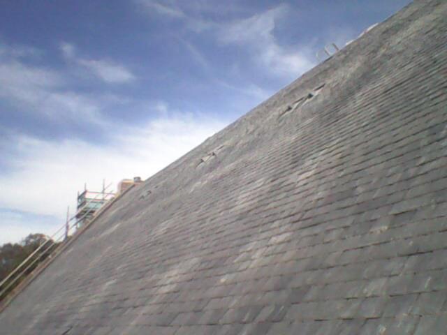 port madoch slate random style on church