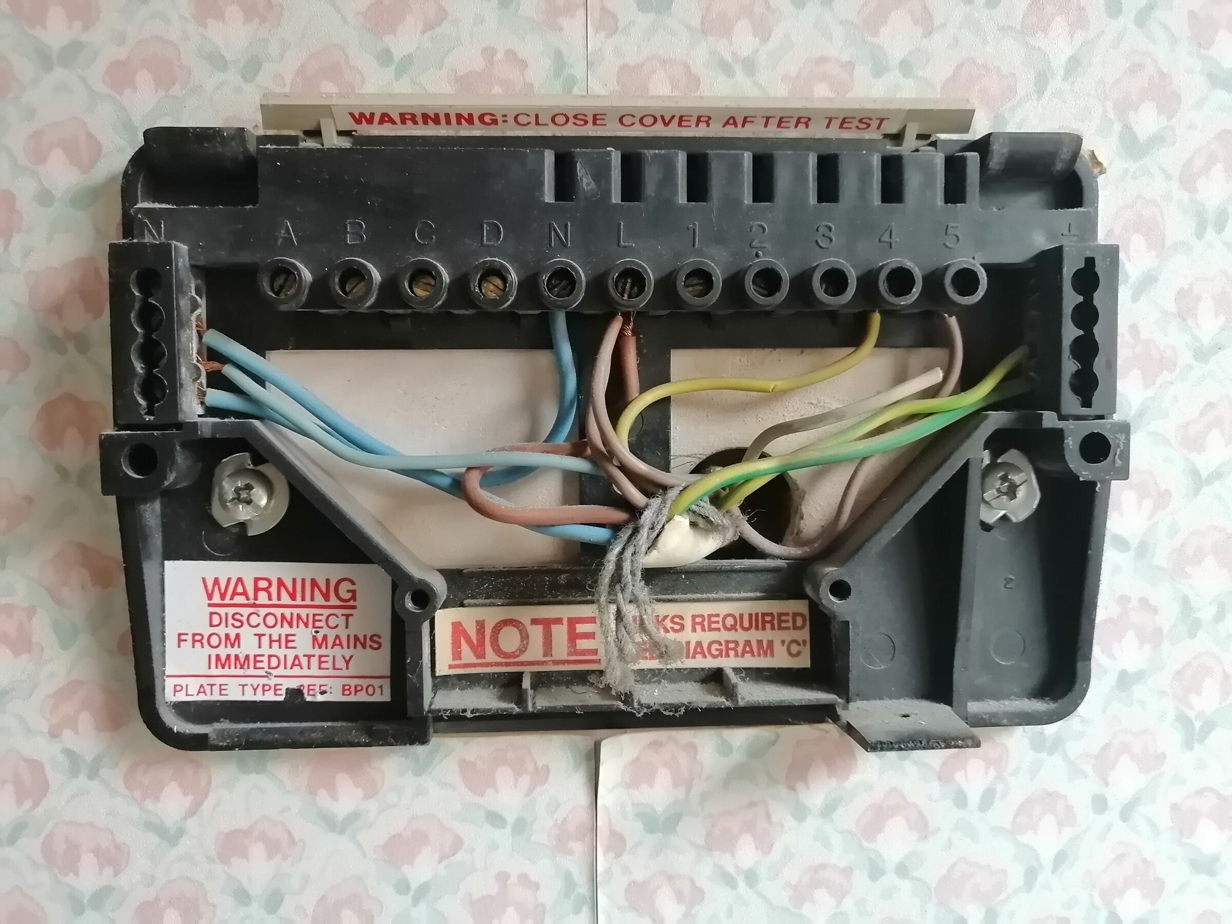 Potterton EP-4000 Backplate